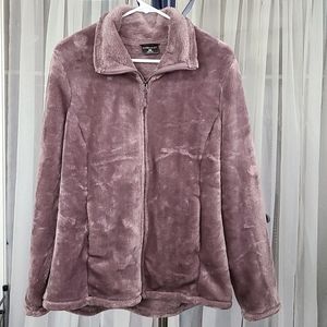 Fleece full zip jacket. Size large.